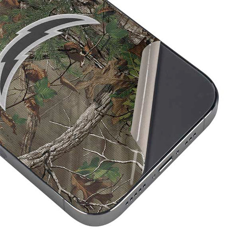 NFL Los Angeles Chargers Realtree Xtra Green Camo iPhone 13 Pro Max Skin