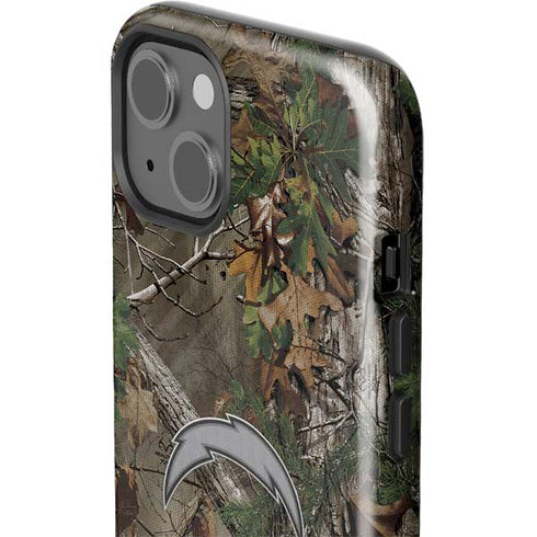 NFL Los Angeles Chargers Realtree Xtra Green Camo iPhone 15 Impact Case