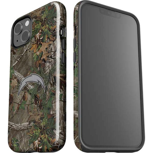 NFL Los Angeles Chargers Realtree Xtra Green Camo iPhone 15 Impact Case