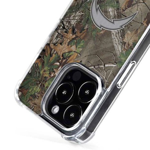 NFL Los Angeles Chargers Realtree Xtra Green Camo iPhone 15 Pro Max MagSafe Case