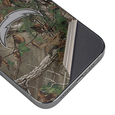 NFL Los Angeles Chargers Realtree Xtra Green Camo iPhone 14 Pro Max Skin