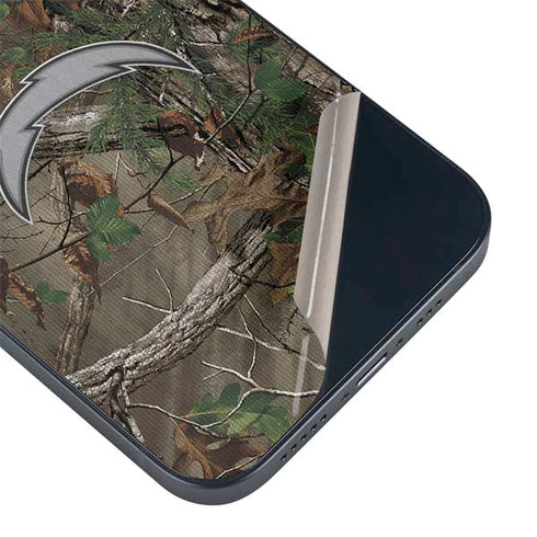 NFL Los Angeles Chargers Realtree Xtra Green Camo iPhone 14 Skin