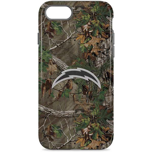 NFL Los Angeles Chargers Realtree Xtra Green Camo iPhone 8 Pro Case