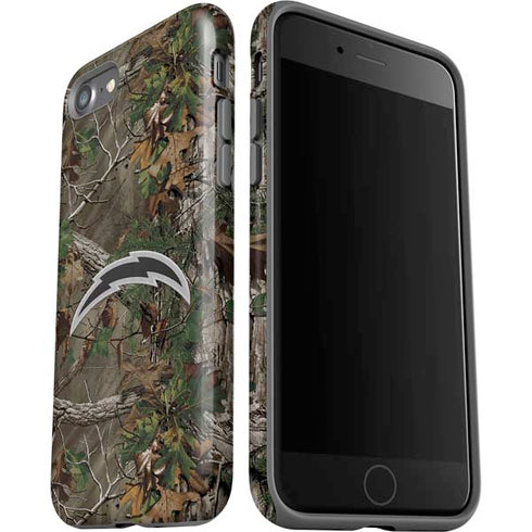 NFL Los Angeles Chargers Realtree Xtra Green Camo iPhone SE (2nd & 3rd Gen) Pro Case