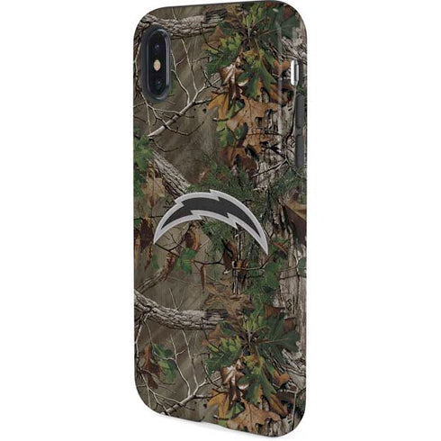 NFL Los Angeles Chargers Realtree Xtra Green Camo iPhone X Pro Case