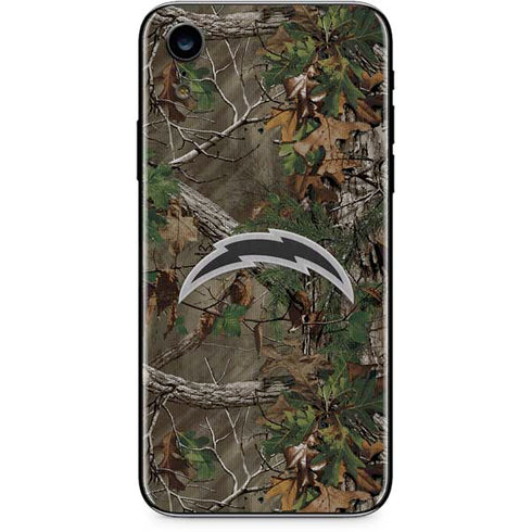 NFL Los Angeles Chargers Realtree Xtra Green Camo iPhone XR Skin