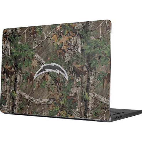 NFL Los Angeles Chargers Realtree Xtra Green Camo MacBook Pro 14in (2021-24) Skin