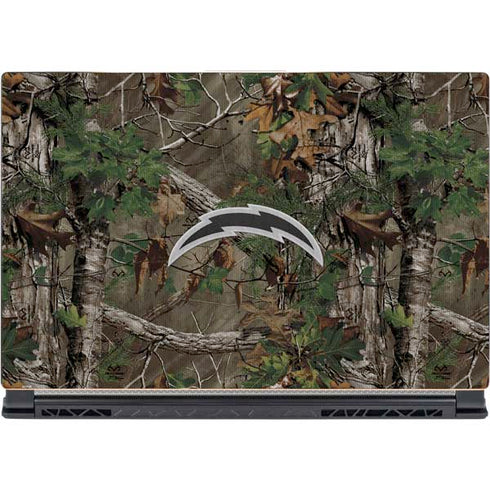 NFL Los Angeles Chargers Realtree Xtra Green Camo MSI GS65 Stealth Laptop Skin
