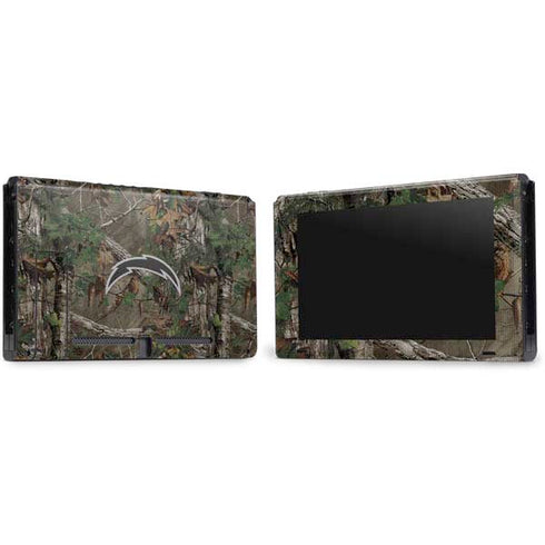 NFL Los Angeles Chargers Realtree Xtra Green Camo Nintendo Switch Bundle Skin