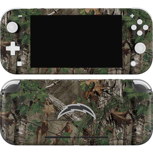 NFL Los Angeles Chargers Realtree Xtra Green Camo Nintendo Switch Lite Skin