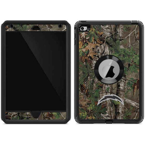 NFL Los Angeles Chargers Realtree Xtra Green Camo Otterbox Defender iPad Skin