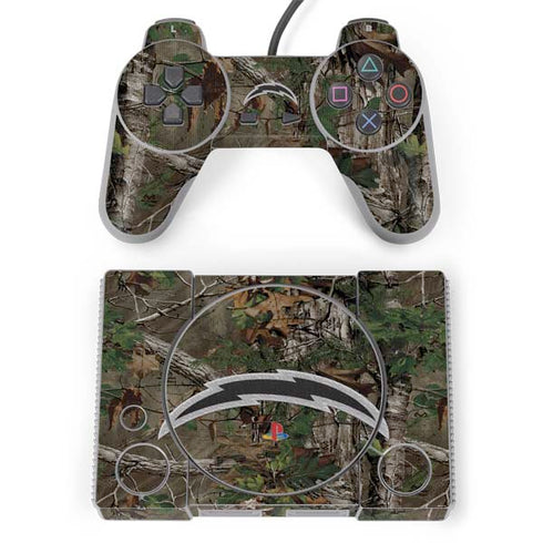 NFL Los Angeles Chargers Realtree Xtra Green Camo PlayStation Classic Bundle Skin