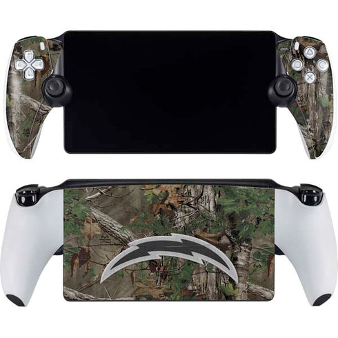 NFL Los Angeles Chargers Realtree Xtra Green Camo PlayStation Portal Remote Player Skin
