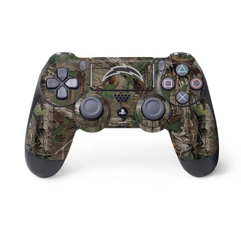 NFL Los Angeles Chargers Realtree Xtra Green Camo PS4 Controller Skin