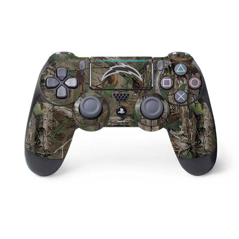 NFL Los Angeles Chargers Realtree Xtra Green Camo PS4 Pro/Slim Controller Skin