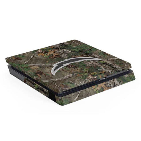 NFL Los Angeles Chargers Realtree Xtra Green Camo PS4 Slim Skin