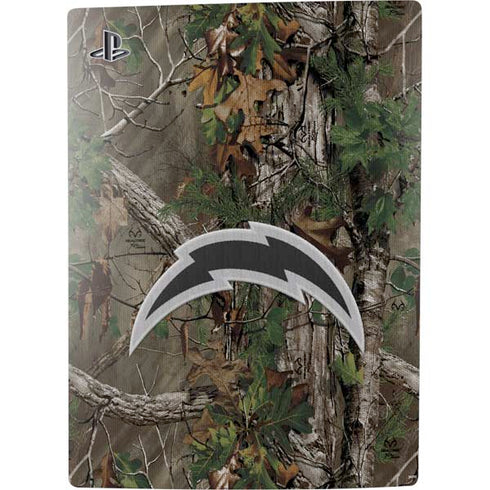 NFL Los Angeles Chargers Realtree Xtra Green Camo PS5 Bundle Skin
