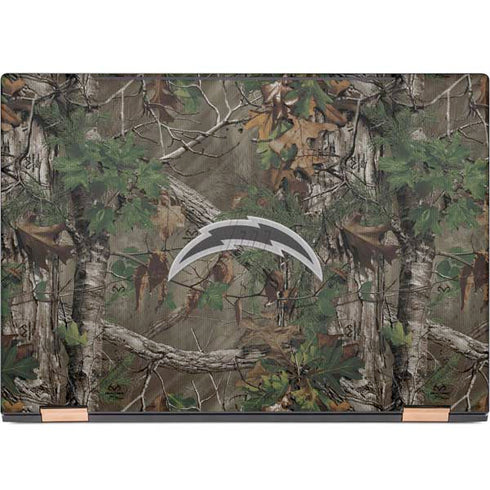 NFL Los Angeles Chargers Realtree Xtra Green Camo HP Spectre Skin