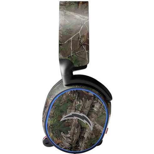 NFL Los Angeles Chargers Realtree Xtra Green Camo SteelSeries Arctis 5 Skin