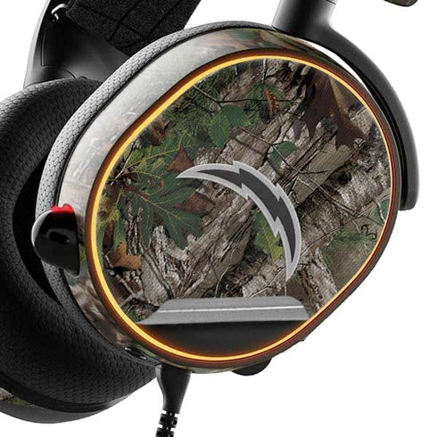 NFL Los Angeles Chargers Realtree Xtra Green Camo SteelSeries Arctis 5 Skin