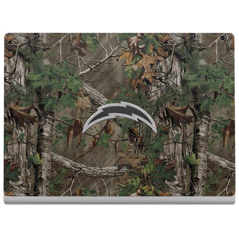 NFL Los Angeles Chargers Realtree Xtra Green Camo Surface Book 2 15in Skin