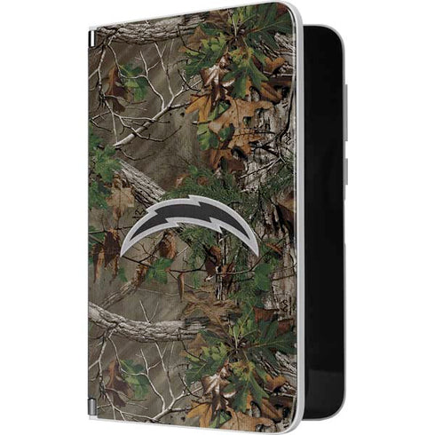 NFL Los Angeles Chargers Realtree Xtra Green Camo Surface Duo Skin