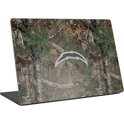 NFL Los Angeles Chargers Realtree Xtra Green Camo Surface Laptop 4 15in Skin