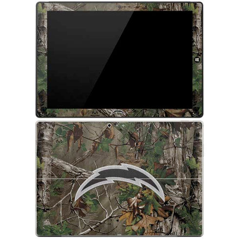 NFL Los Angeles Chargers Realtree Xtra Green Camo Surface Pro 3 Skin