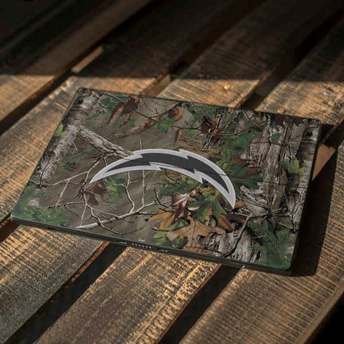 NFL Los Angeles Chargers Realtree Xtra Green Camo Surface Pro 7 Skin