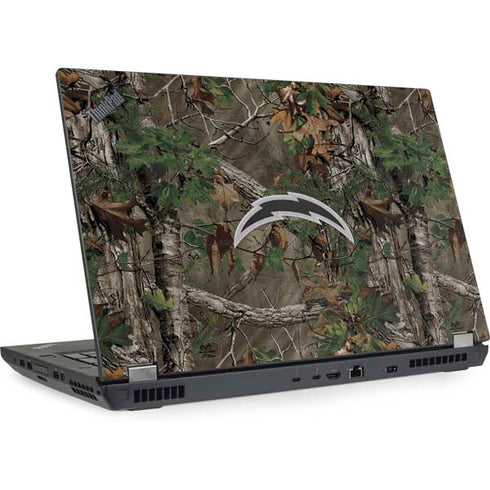 NFL Los Angeles Chargers Realtree Xtra Green Camo Lenovo ThinkPad Skin