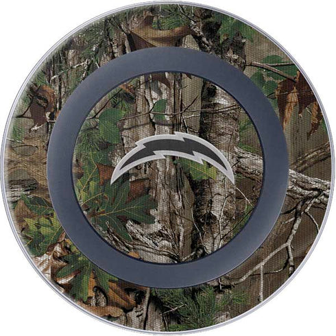 NFL Los Angeles Chargers Realtree Xtra Green Camo Wireless Charger Skin