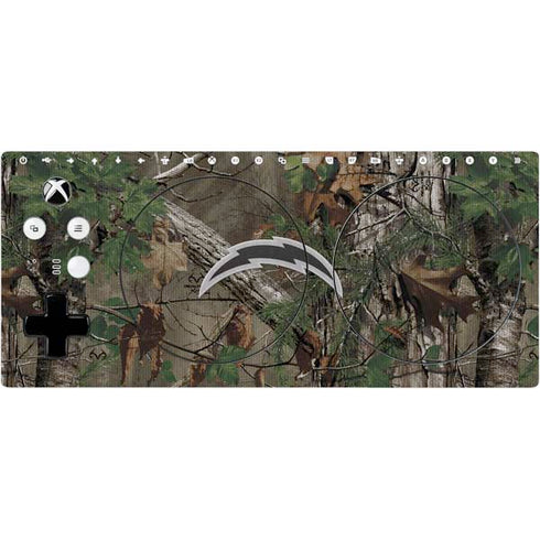 NFL Los Angeles Chargers Realtree Xtra Green Camo Xbox Adaptive Controller Skin