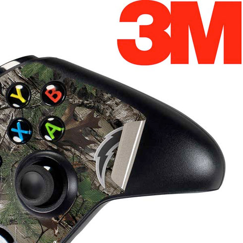 NFL Los Angeles Chargers Realtree Xtra Green Camo Xbox One Controller Skin