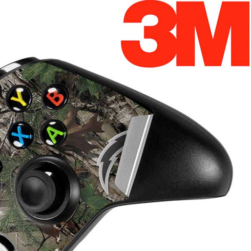NFL Los Angeles Chargers Realtree Xtra Green Camo Xbox One X Controller Skin