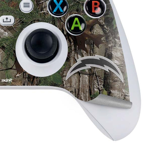 NFL Los Angeles Chargers Realtree Xtra Green Camo Xbox Series S Skins