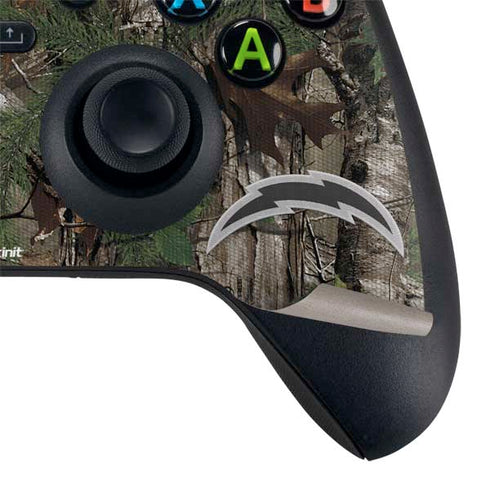 NFL Los Angeles Chargers Realtree Xtra Green Camo Xbox Series X Controller Skin
