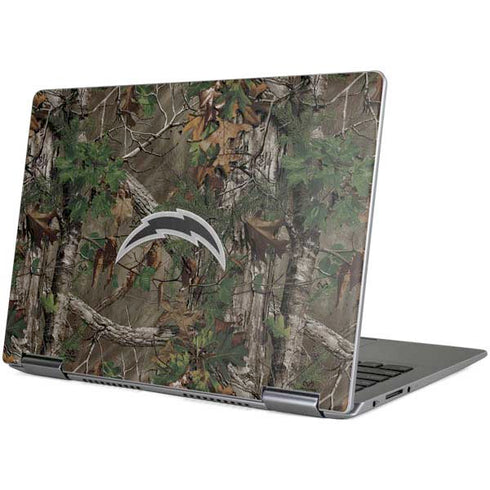 NFL Los Angeles Chargers Realtree Xtra Green Camo Yoga 710 14in Skin