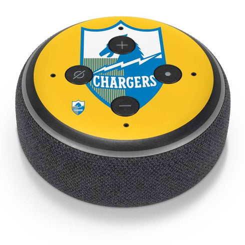 NFL Los Angeles Chargers Retro Logo Amazon Echo Dot Skin