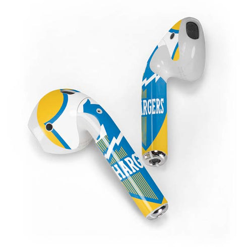 NFL Los Angeles Chargers Retro Logo Apple AirPods Skin