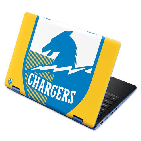 NFL Los Angeles Chargers Retro Logo Aspire R11 11.6in Skin