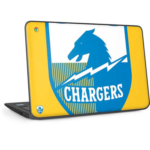 NFL Los Angeles Chargers Retro Logo HP Chromebook Skin