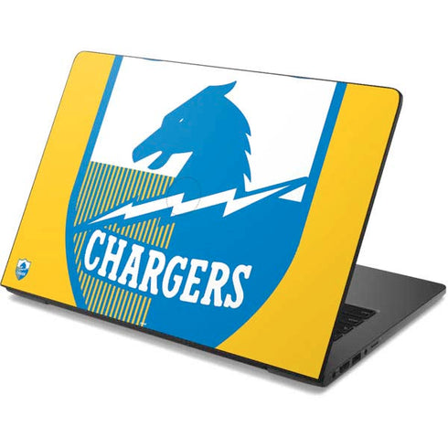 NFL Los Angeles Chargers Retro Logo Dell Chromebook Skin