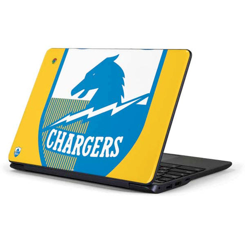 NFL Los Angeles Chargers Retro Logo Samsung Chromebook Skin