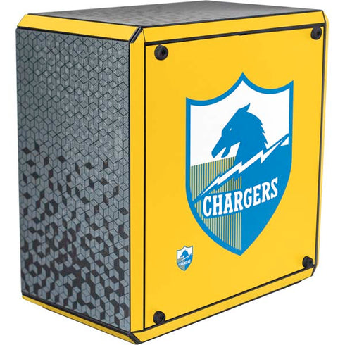 NFL Los Angeles Chargers Retro Logo Cooler Master MasterBox Q300L Mini Tower Skin