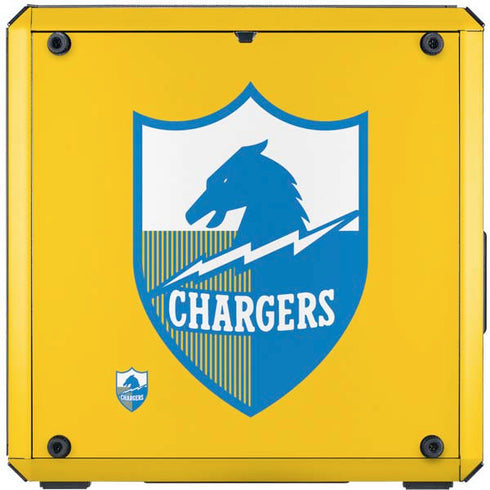 NFL Los Angeles Chargers Retro Logo Cooler Master MasterBox Q300L Mini Tower Skin