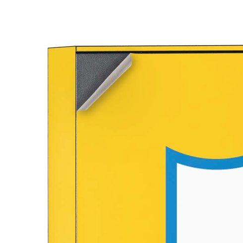 NFL Los Angeles Chargers Retro Logo Corsair 4000D Tempered Glass Mid-Tower ATX Case Skin