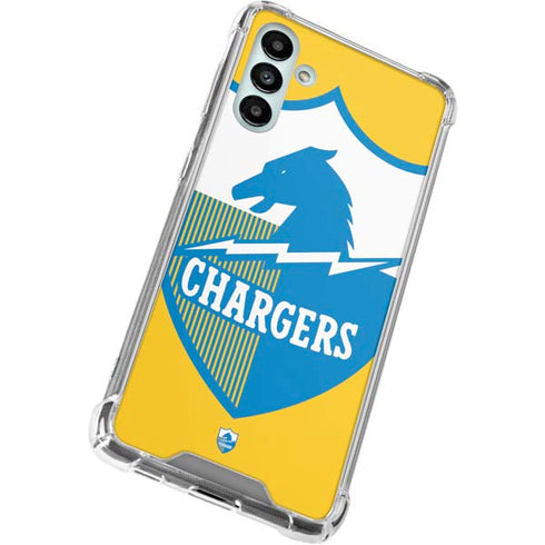 NFL Los Angeles Chargers Retro Logo Galaxy A13 5G Clear Case