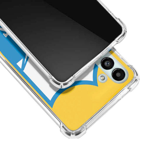 NFL Los Angeles Chargers Retro Logo Galaxy A13 5G Clear Case