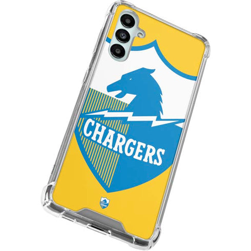 NFL Los Angeles Chargers Retro Logo Galaxy A14 5G Clear Case