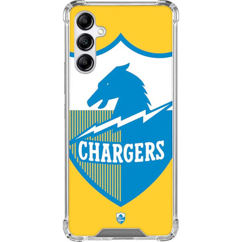 NFL Los Angeles Chargers Retro Logo Galaxy A15 5G Clear Case